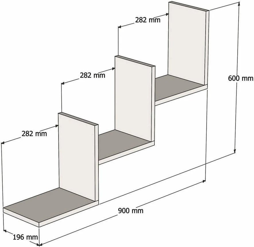 Raft muri Hanah Home, ngjyrë antracit