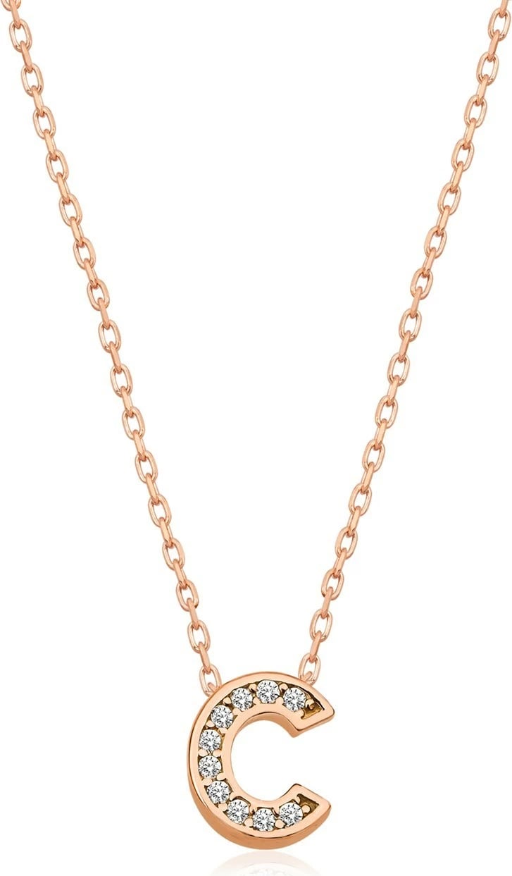 Qafore argjendi Jumeon, rozë gold dhe e bardhë, NRZ1186