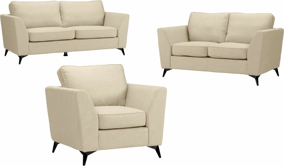 Fotelje BOEL, bezhë, BERGAMO 24, 96x86x92 cm