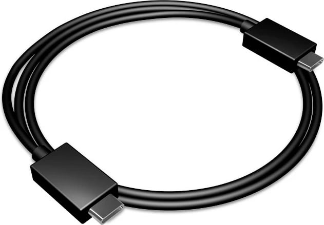Kabllo USB Type-C Club3D 0.8m Power Delivery, e zezë