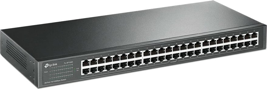 Switch TP-Link TL-SF1048, 48 porte, Fast Ethernet, 1U, pa menaxhim