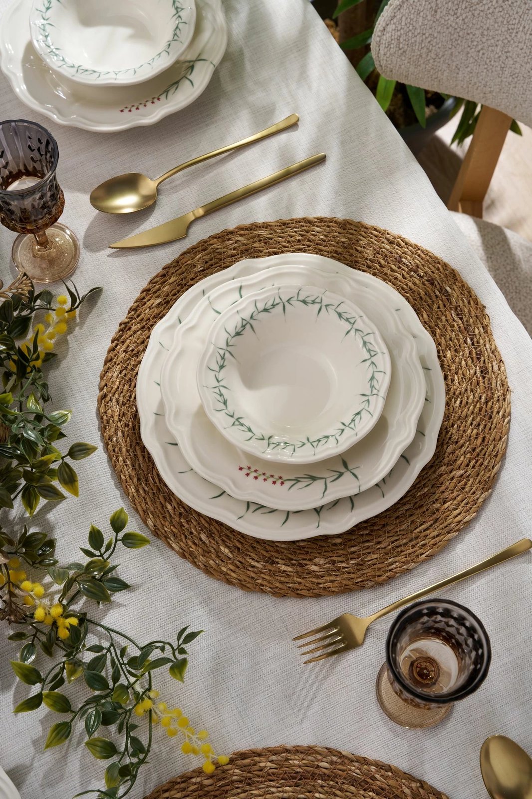 Set enësh për drekë (24 copë), Hermia Concept, Windsor Garden