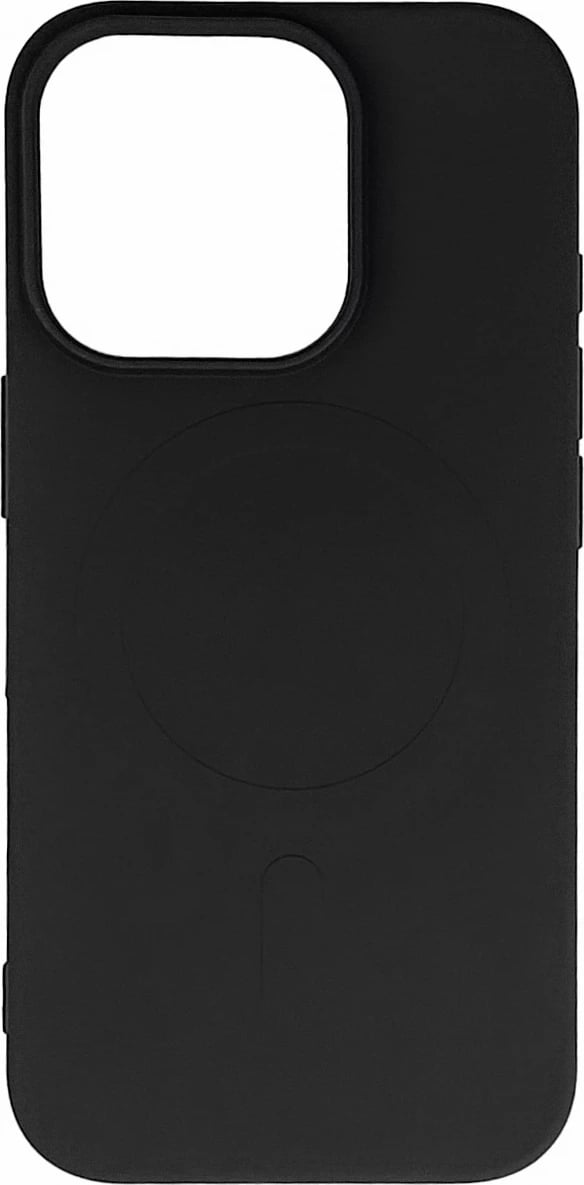 Mbështjellës Hurtel Liquid Silicone Case MagSafe për iPhone 17 Pro Max, i zi