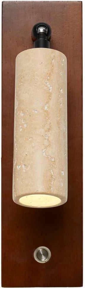 Llambë muri Opviq, Klein, ngjyrë druri arre dhe bezhë