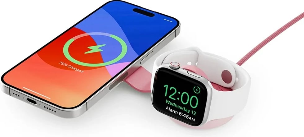 Karikues portabël Twelve South ButterFly SE, për Apple, USB Type-C, rozë