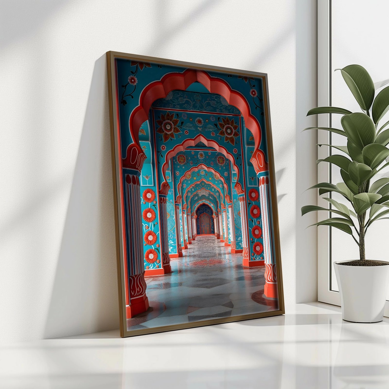 Pikturë dekorative me kornizë MDF, Wallity, GE122-L