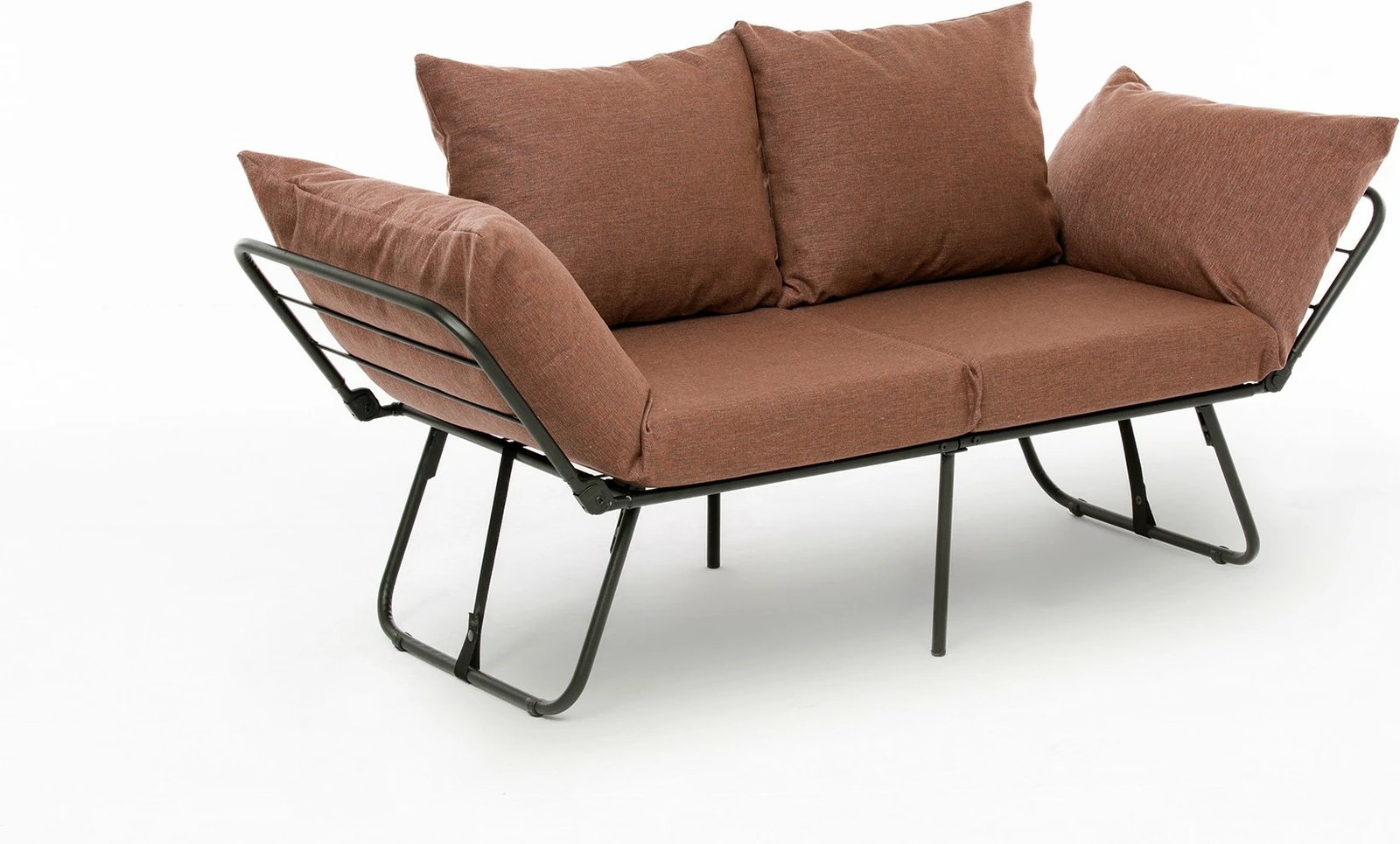 Divan-krevat dy ulëshe, ngjyrë kafe e çelët, Viper 2-Seater