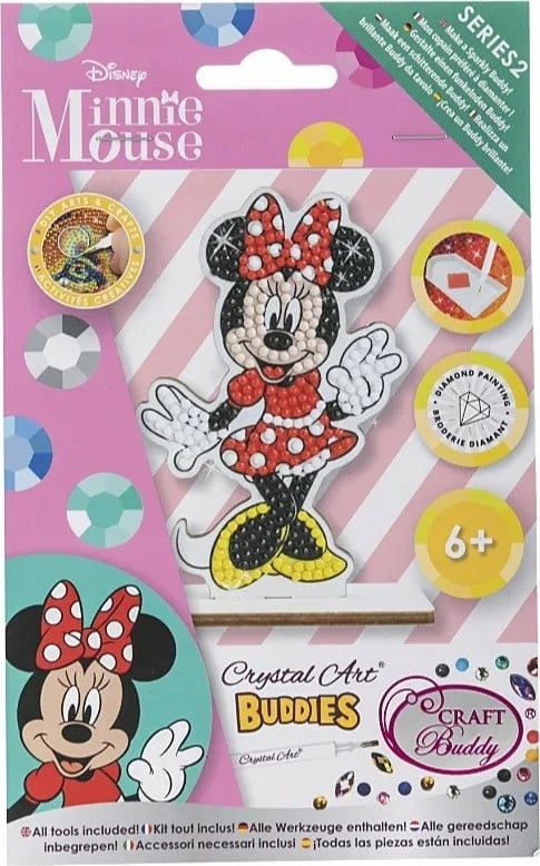 Set mozaikësh Crystal Art Buddies Minnie Mouse, Epee, CAFGR-DNY014, shumëngjyrësh