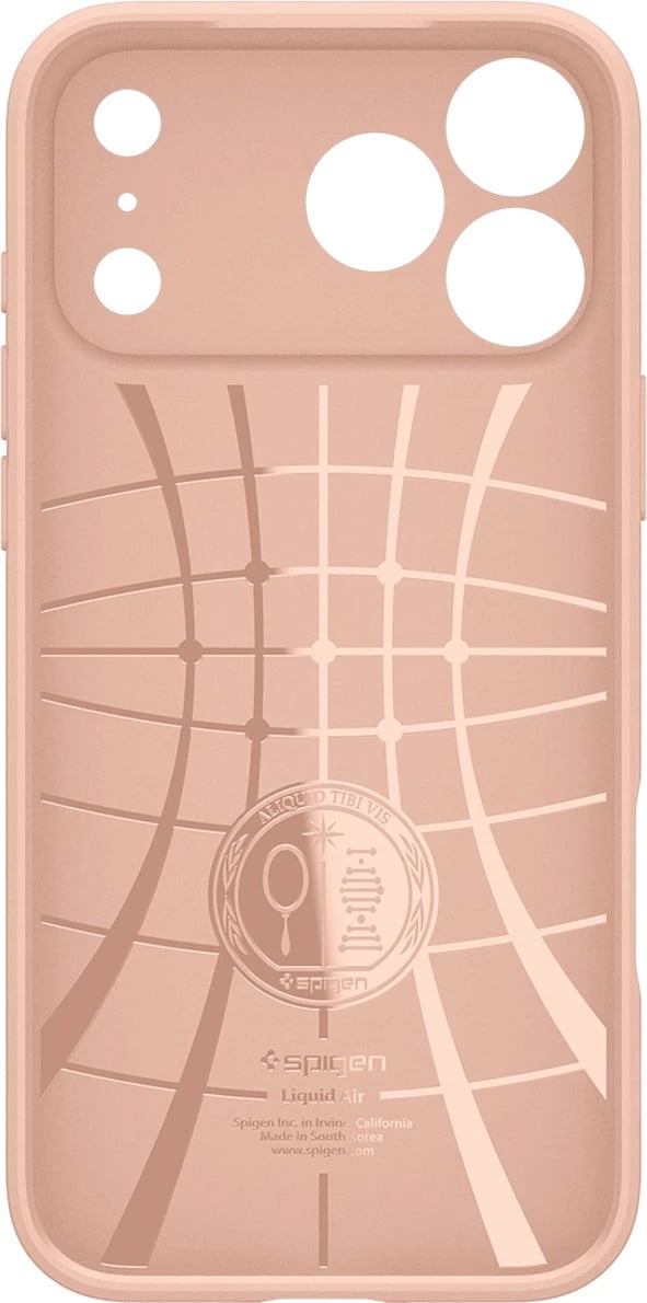 Mbështjellës Spigen Liquid Air për iPhone 17 Pro, Titanium Pink