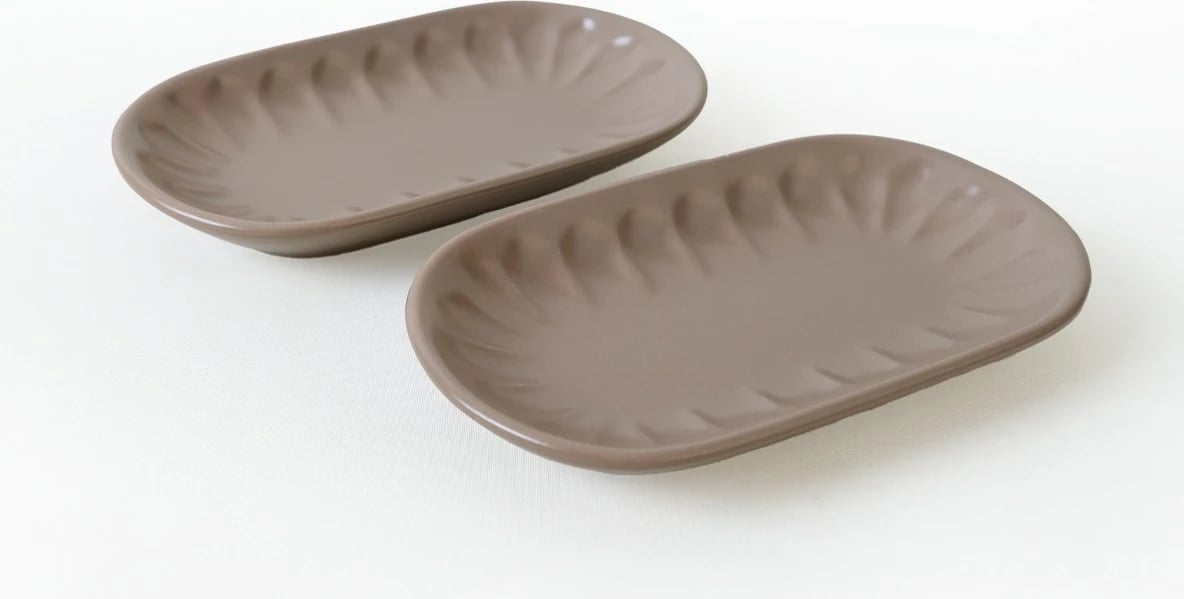 Set pjatash (2 copë), Hermia Concept, X00017598, ngjyrë bezhë Set pjatash (2 copë), Hermia Concept, X00017598, ngjyrë bezhë