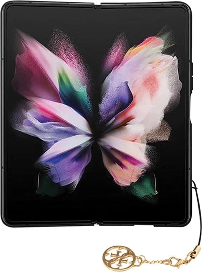 Mbështjellës Guess GUHCZFD5GF4GBR 4G Charms për Samsung Galaxy Z Fold5, Kafe