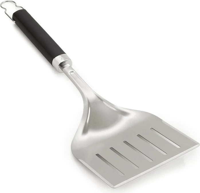 Spatulë BBQ Weber 6762, çelik inox, dorezë e zezë