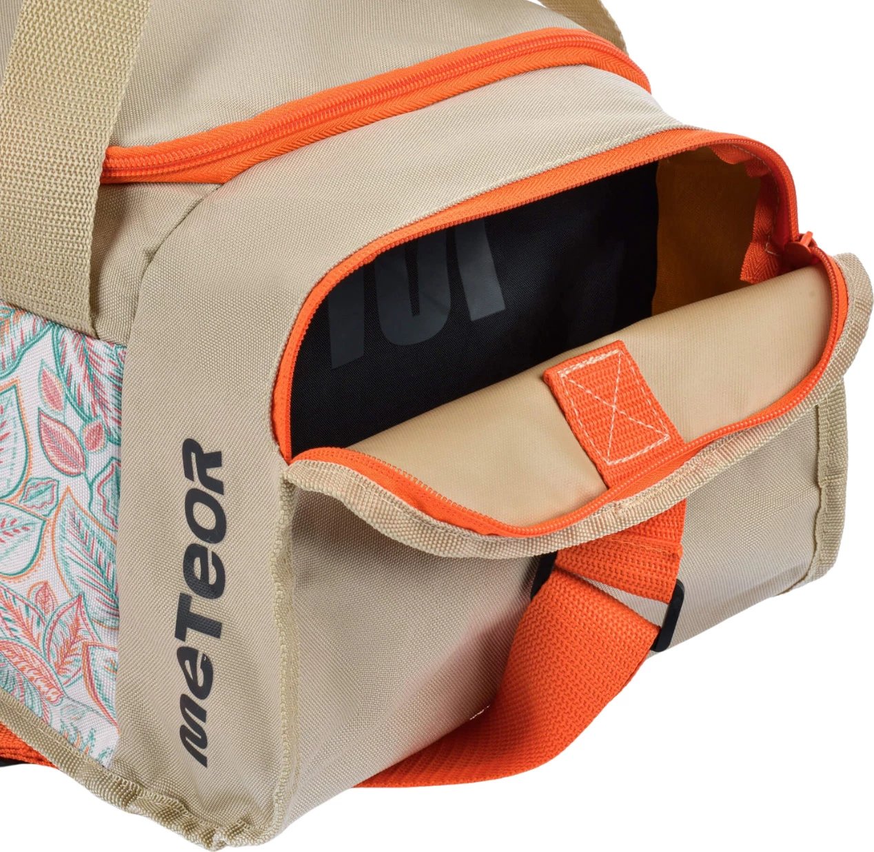 Çantë sportive për femra Meteor, beige-portokalli Çantë sportive për femra Meteor, beige-portokalli