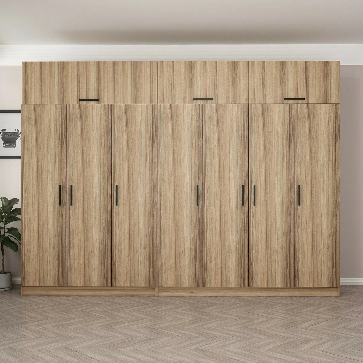 Dollap Skye Decor, ngjyrë arre, Minar Kale - 7523