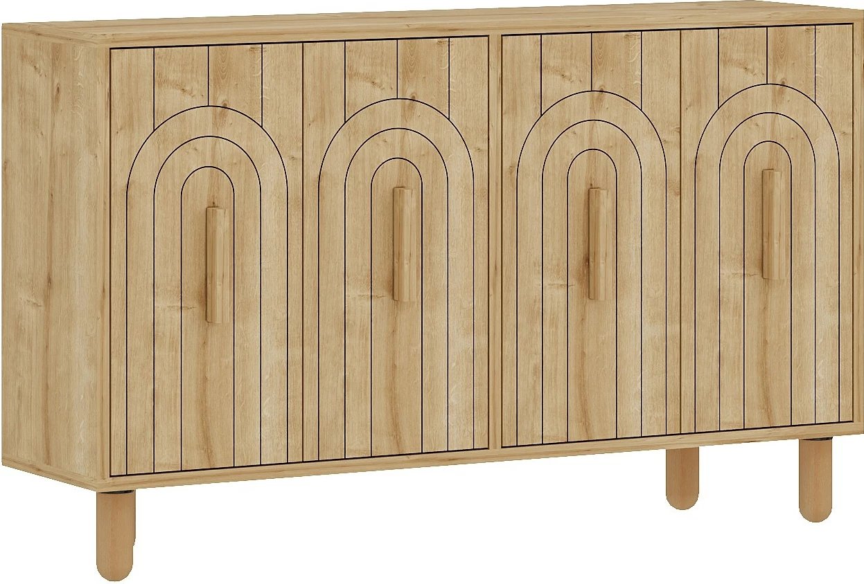 Konsol Skye Decor, ngjyrë lisi Saphire Oak