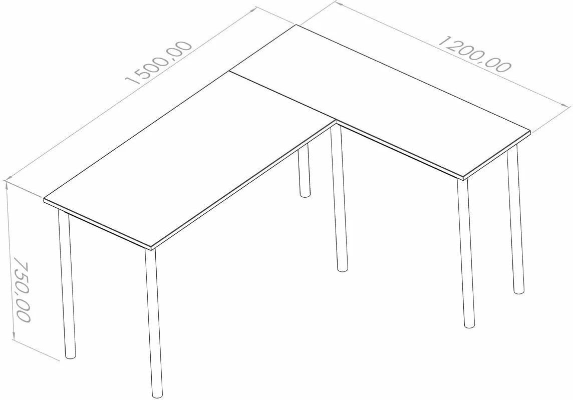 Raft librash Hanah Home, Mona 80, ngjyrë e zezë, Atlantic Pine