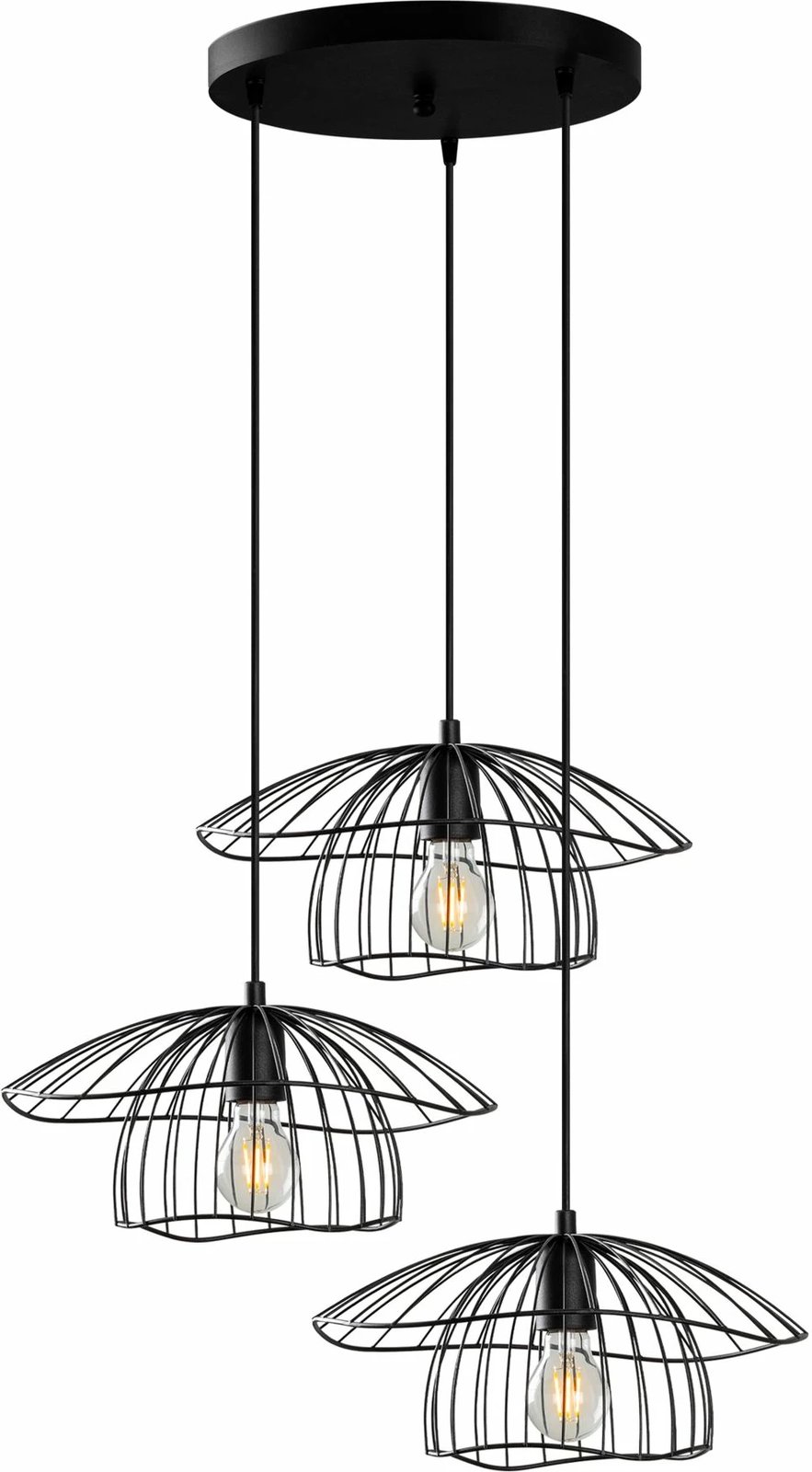 Llambë tavani Opviq, Mantar - 6500 - S - 1, metalike, e zezë