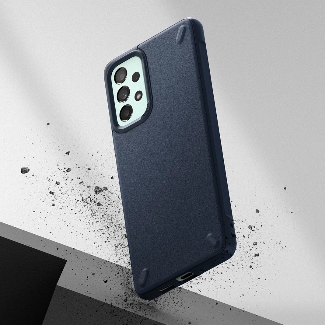 Mbështjellës Ringke Onyx për Samsung Galaxy A73, kaltër