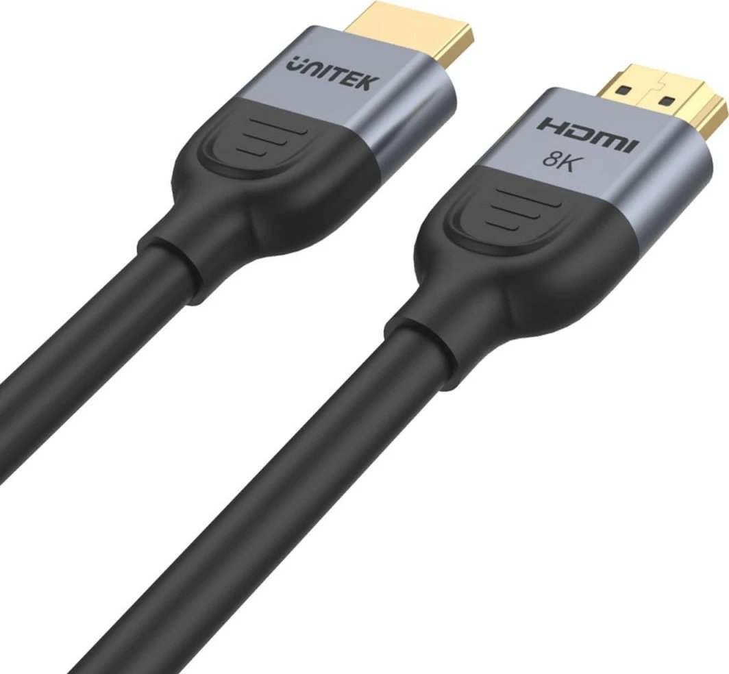 Kabllo HDMI Unitek C11086GY01-1M, 2.1, 8K 60Hz, 1m, e zezë