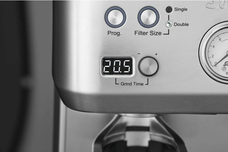 Makine kafeje Solis Grind & Infuse Perfetta, me mulli, 2.6L, Çelik