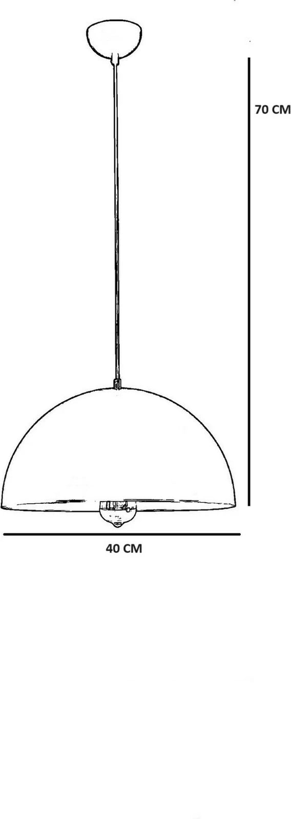 Llambë tavani Opviq, 8770-4, ngjyrë antike
