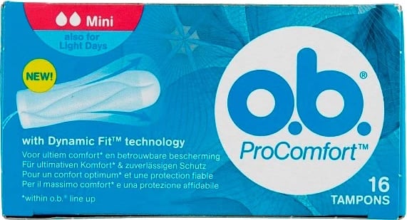 Tampona O.B. ProComfort Mini 16 copë