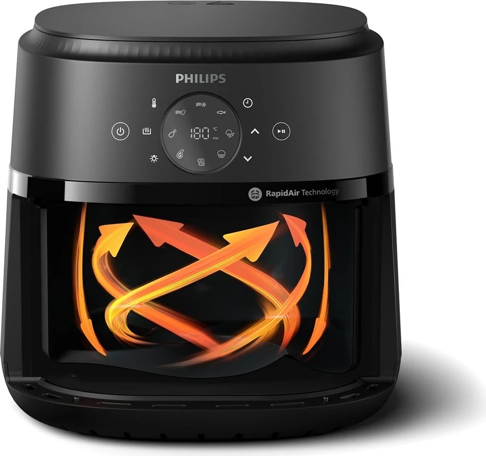 Airfryer Philips 2000 series NA231/00, 6.2 L, Argjendtë Airfryer Philips 2000 series NA231/00, 6.2 L, Argjendtë