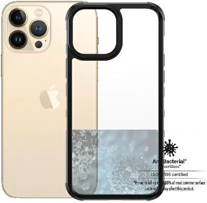 Mbështjellës PanzerGlass ClearCase për iPhone 13 Pro Max, antibakterial, Military Grade, transparent rozë