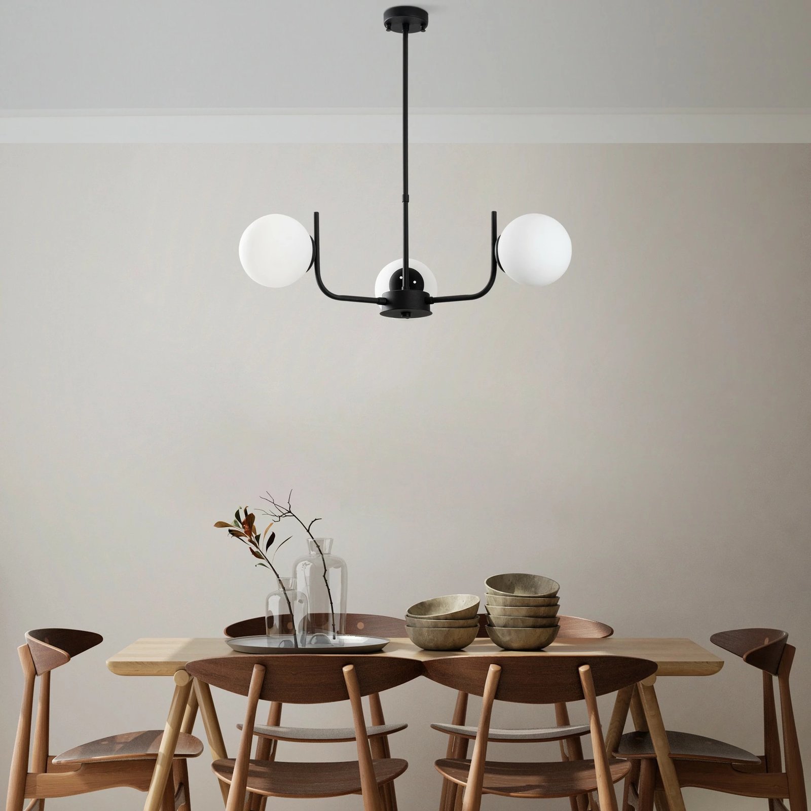 Llambë tavani Opviq, ngjyrë e zezë, Antler - 13767