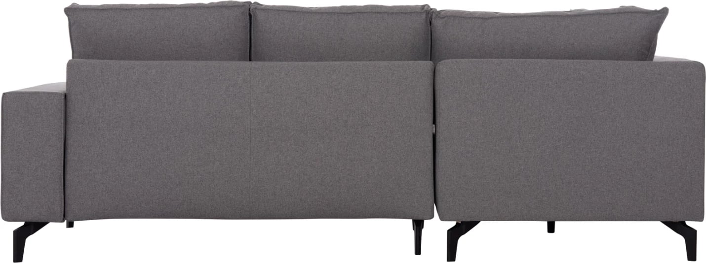 Kënd-sofë me hapësirë për depo, SAFFIRA FH3303.01L, material gri, 270x195x100cm