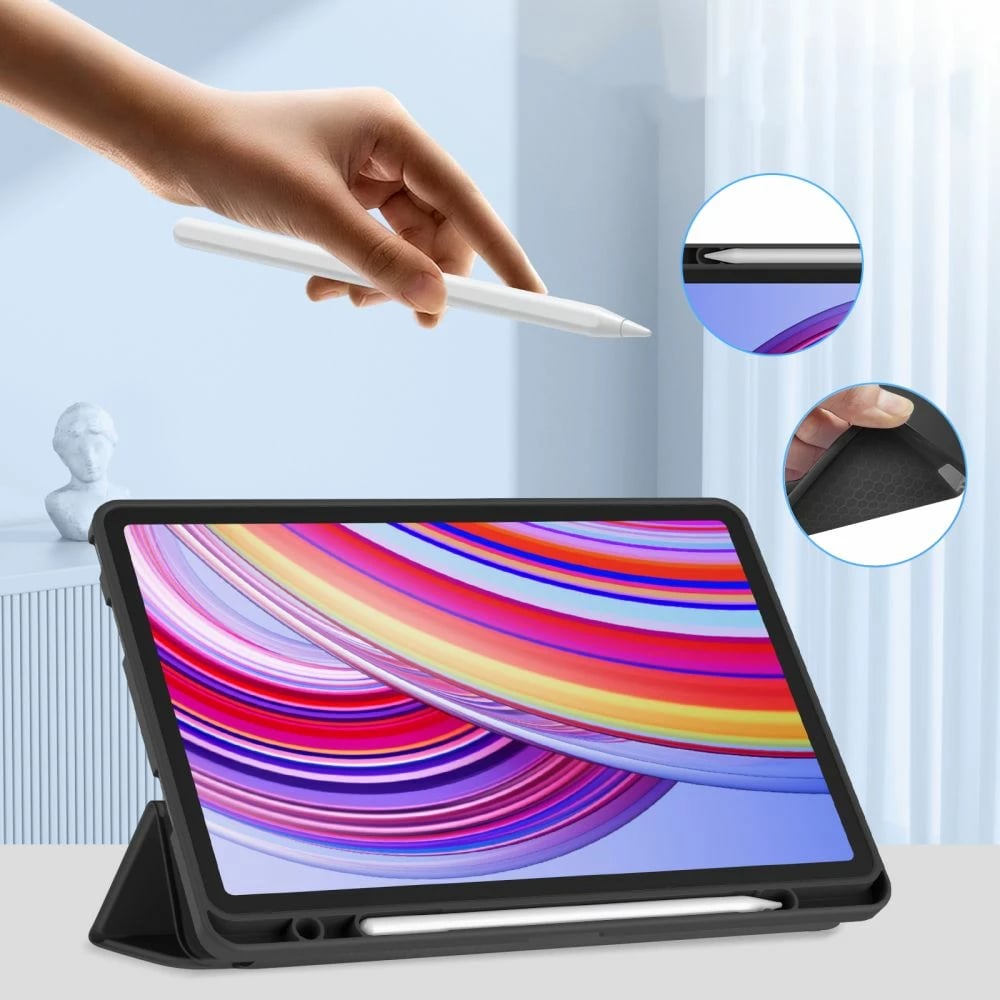 Mbështjellës Tech-Protect SC Pen për Xiaomi Redmi Pad Pro 12.1", i zi