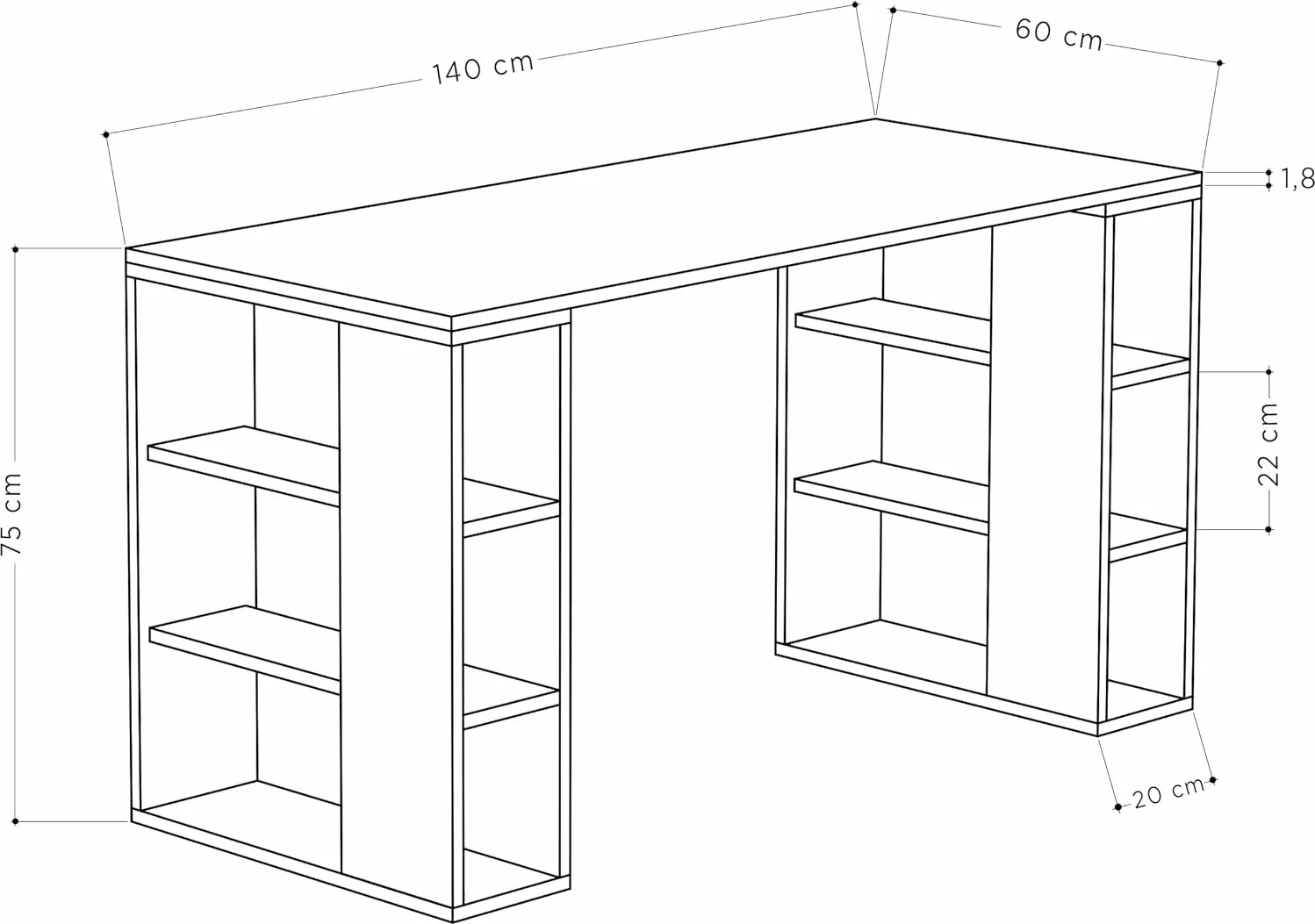 Tavolinë e punës Aura Tavolinë e punës Aura