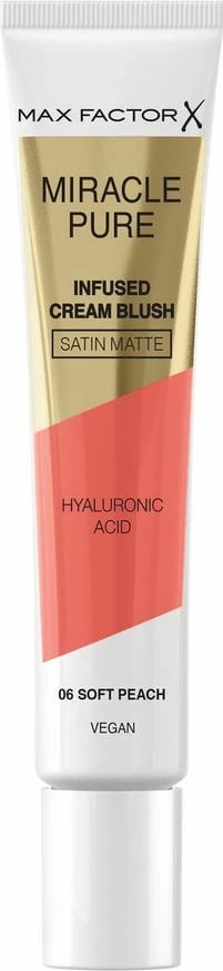 Blush kremor për femra Max Factor Miracle Pure 06 Soft Peach, 15ml