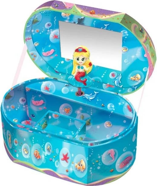 Kuti muzikore Pulio 170160MD, sirenë, blu, për vajza