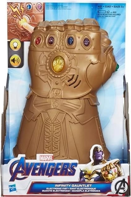 Lodër elektronike Hasbro Marvel Avengers Infinity Gauntlet, për fëmijë, Shumëngjyrëshe