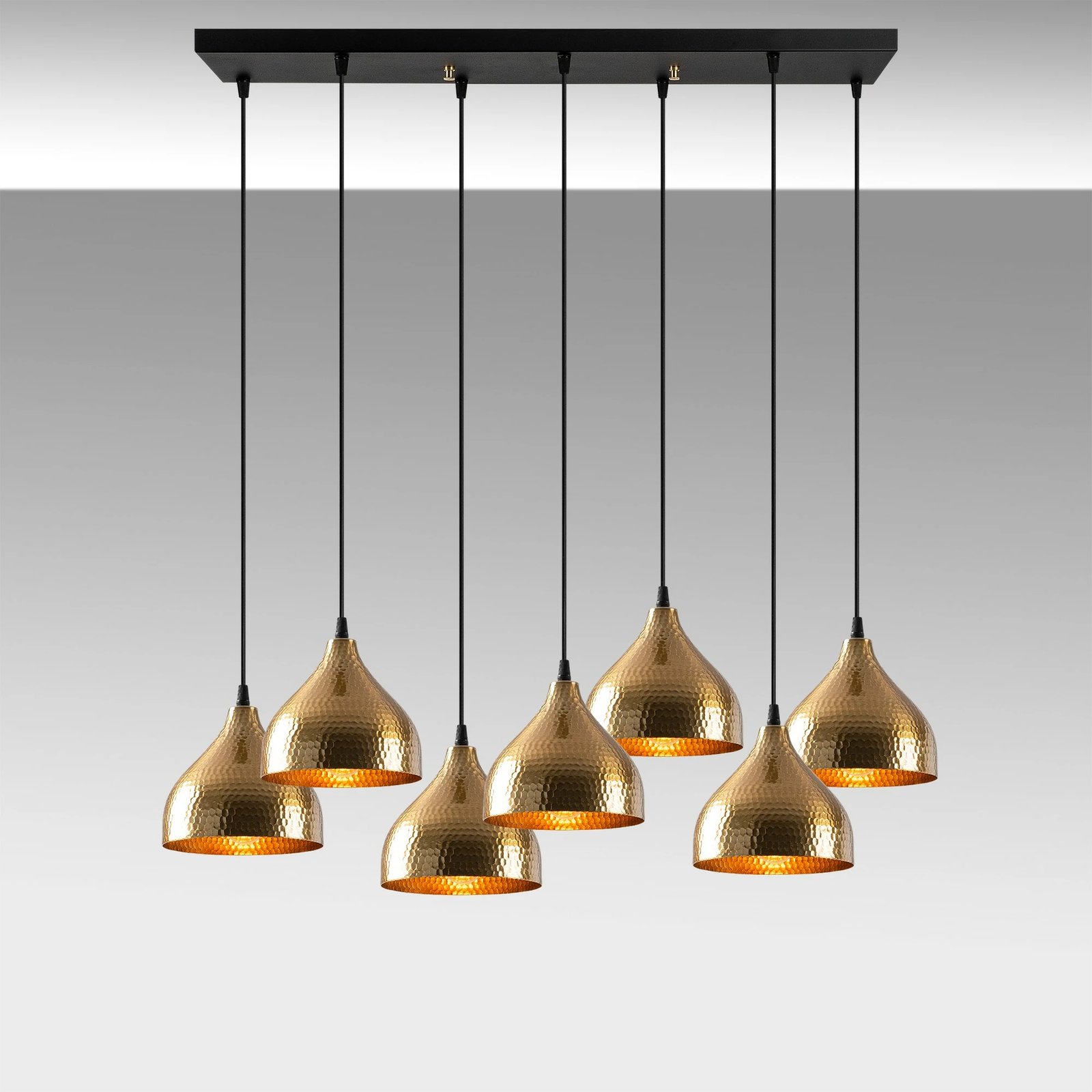 Llambë tavani vintage Opviq Tattoo - 6222, ngjyrë vintage, trup metalik, lartësi e rregullueshme