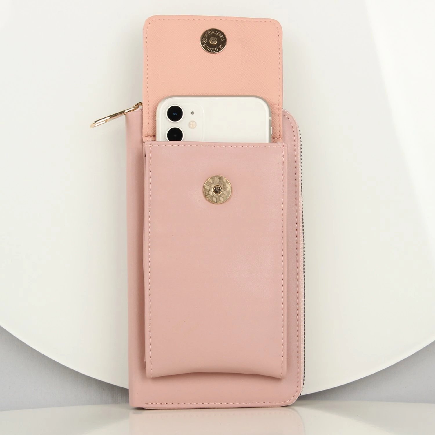 Kuletë dhe çantë për telefon Zoozie Bags, ngjyrë pluhur, 1142