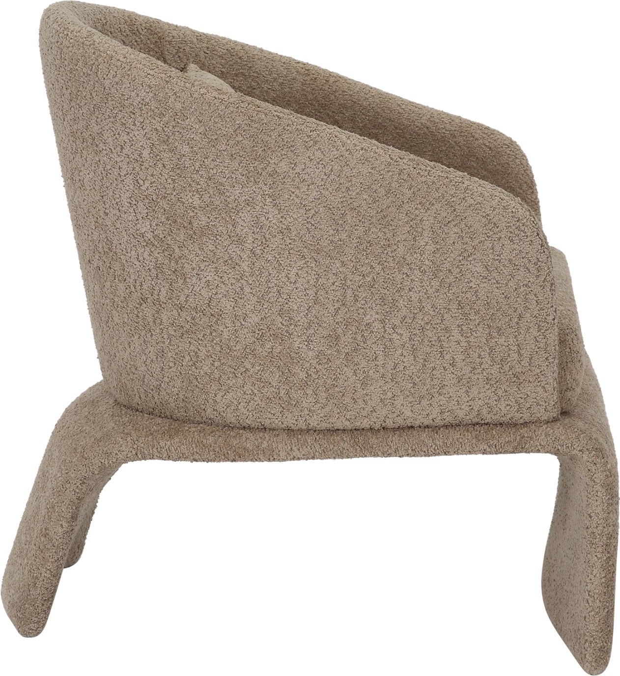 Fotelje BEVY, FH9677.03, ngjyrë bezhë, kornizë metalike, 72x71x75H cm