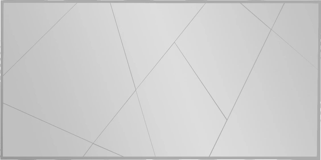 Pasqyrë muri Hanah Home, Eilish, e bardhë