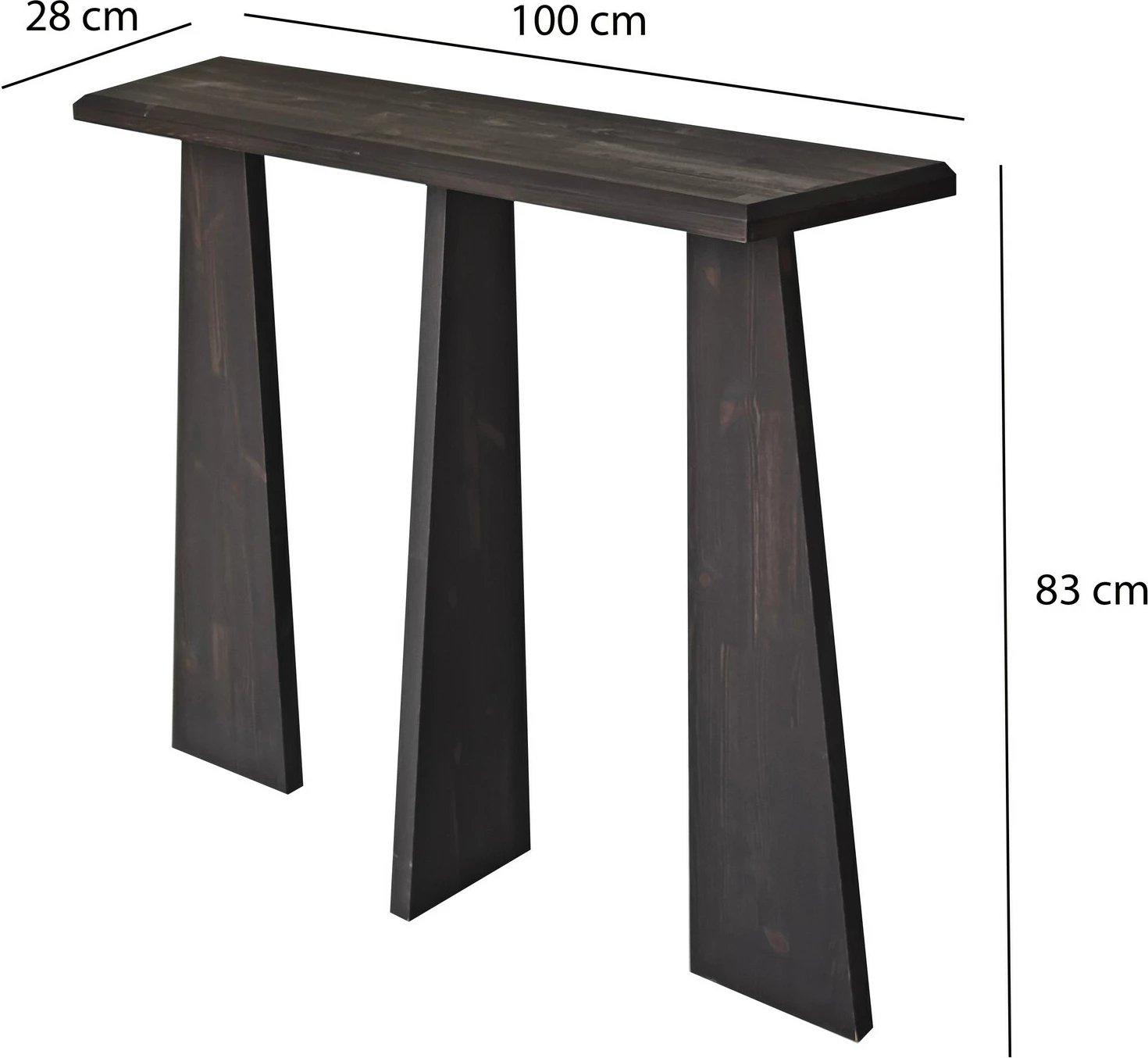 Komodë Hanah Home, Cleopatra, ngjyrë antracit