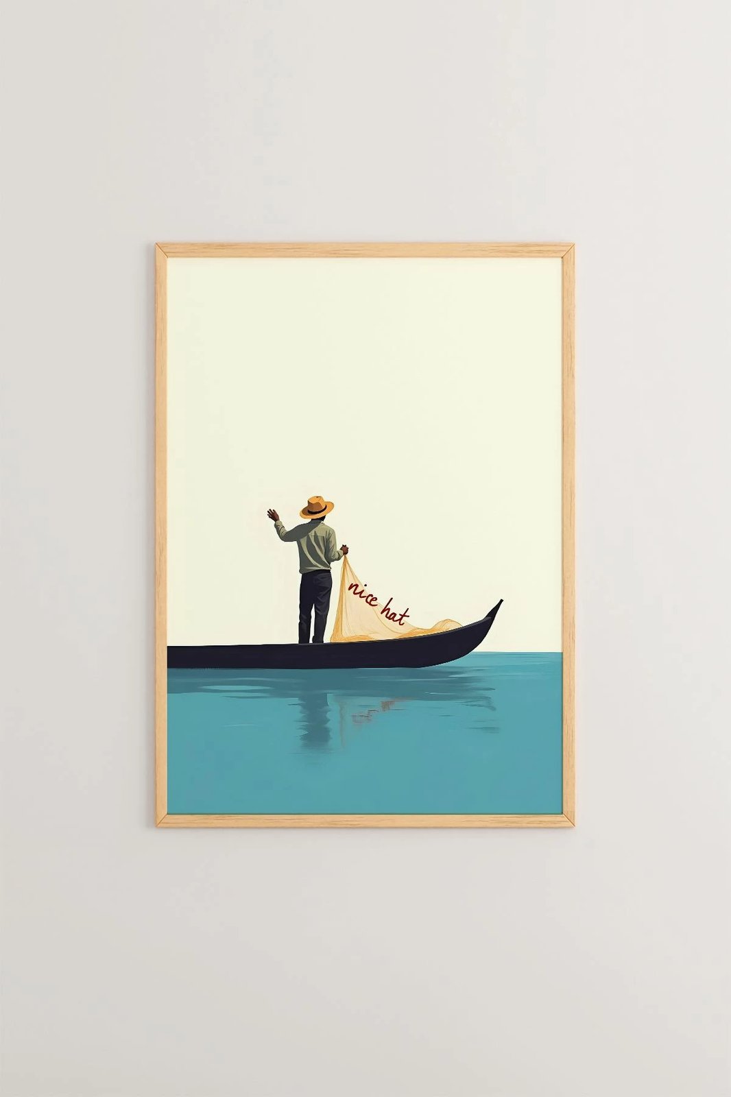 Pikturë dekorative me kornizë, Wallity, Lmnmdl41, shumëngjyrëshe, 33x48cm