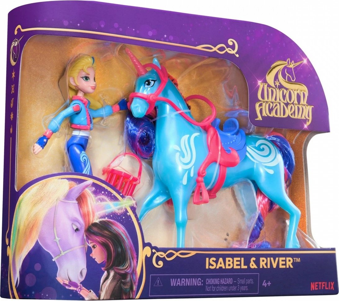 Set figurina Unicorn Academy Spin Master 6071175, Ava dhe Leaf, 11 cm + 13 cm, për vajza Set figurina Unicorn Academy Spin Master 6071175, Ava dhe Leaf, 11 cm + 13 cm, për vajza