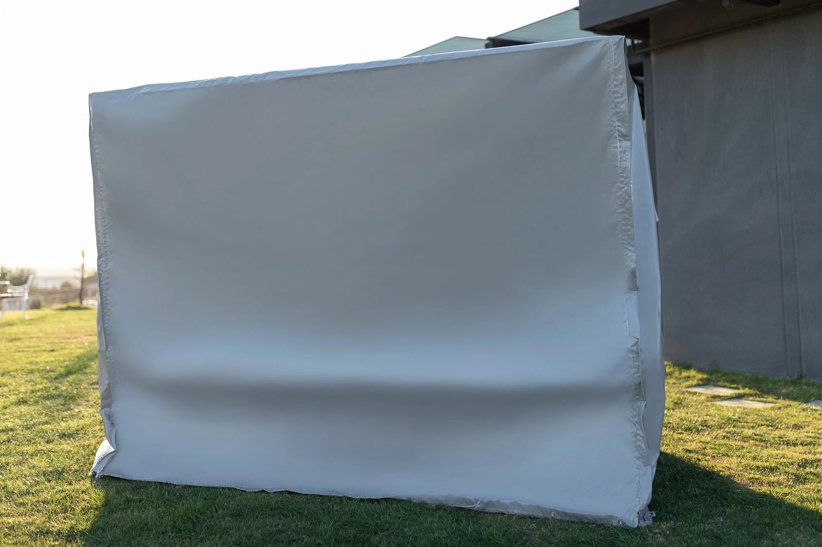 Mbulesë PVC për kopsht, ngjyrë gri, Skye Decor, Paris