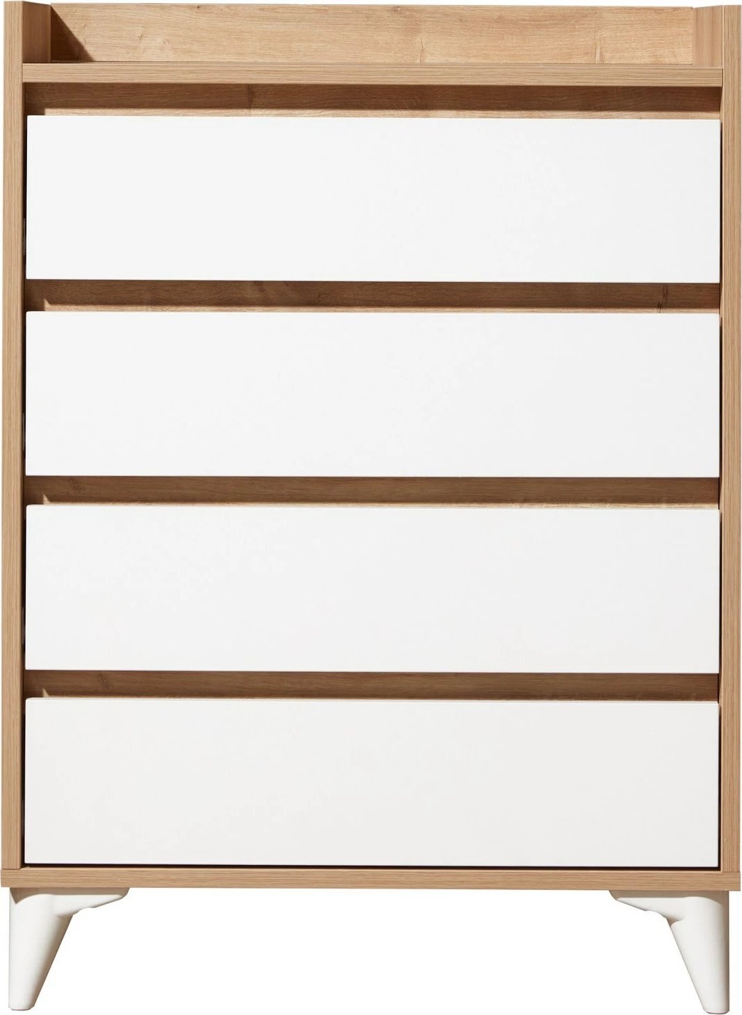 Komodë Hanah Home, Tuvalle 040, ngjyrë lisi safir dhe e bardhë