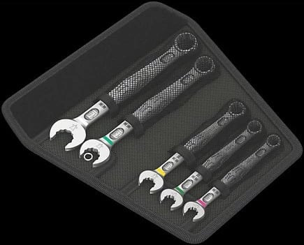 Set çelësa Wera Joker 6003, 5 copë, çelik inoksi, me kuti, zi
