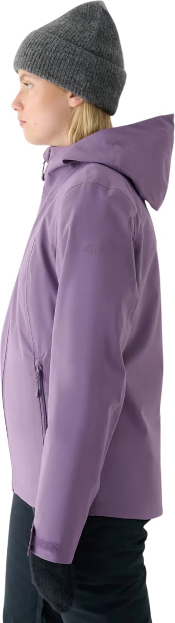 Jakne ski për femra 4F, e purpurt