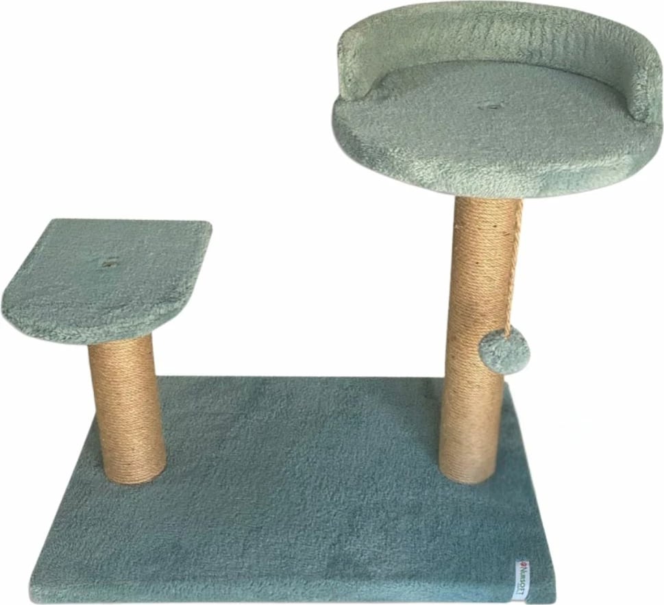 Dërrasë gërvishtëse për mace, Paws & Whiskers, Tiana, ngjyrë tyrkiz