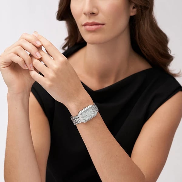 Orë dore FOSSIL ES5306 për femra, argjendi