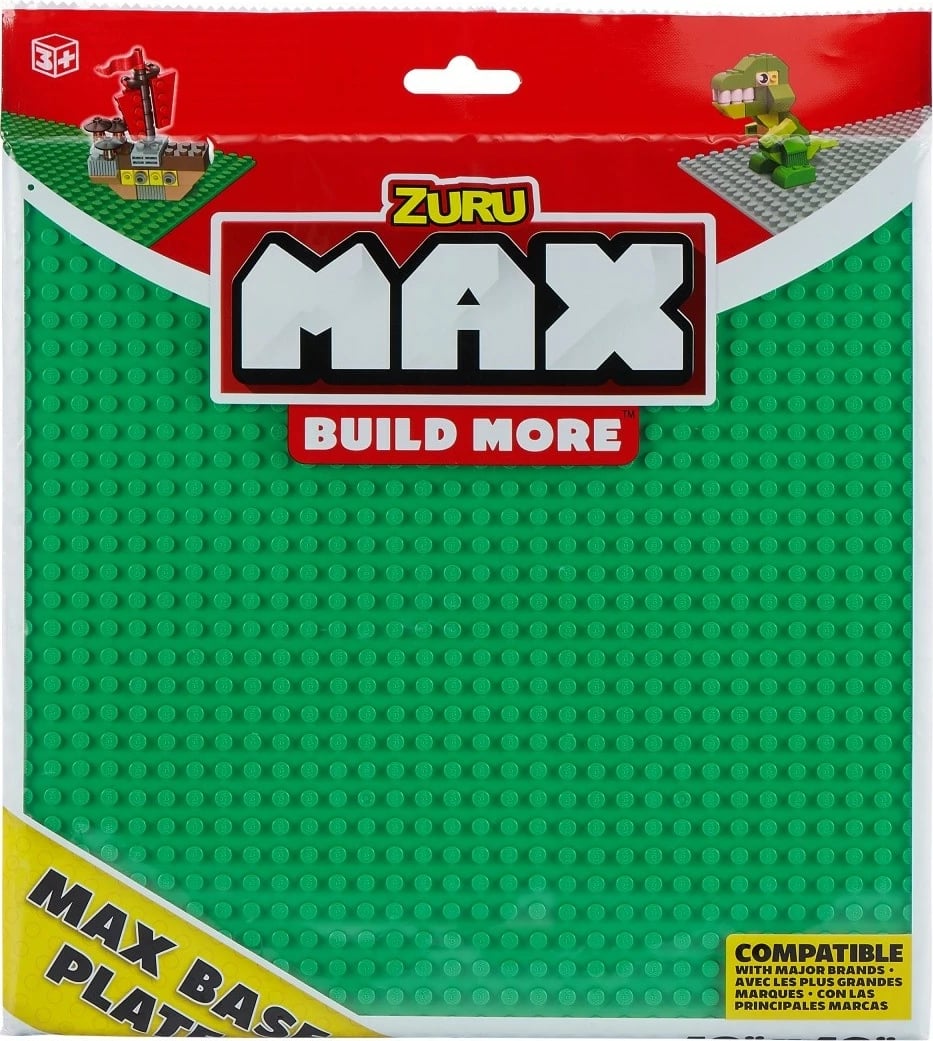 Pllakë ndërtimi ZURU Max Build 8345SQ1, 25.5x25.5 cm, e gjelbër
