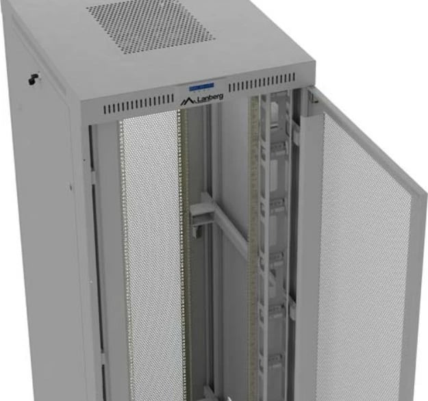 Kasë serveri Lanberg FF01-8047-23SL, 47U, LCD, 800x1200 mm, Gri